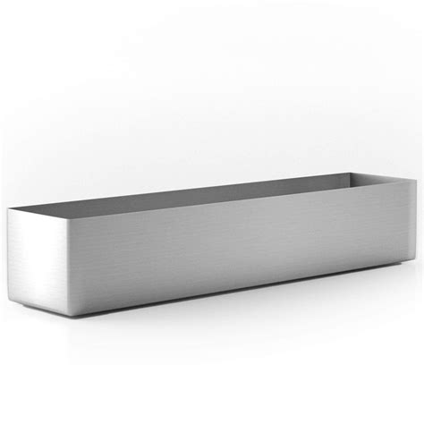 geo series galvanized steel planter box|Veradek Geo Series Stainless Steel Planter Box & Reviews.